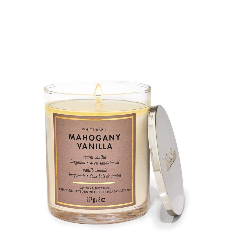 BATH & BODY WORKS - Vela Mediana Bath & Body Works Mahogany Vanilla