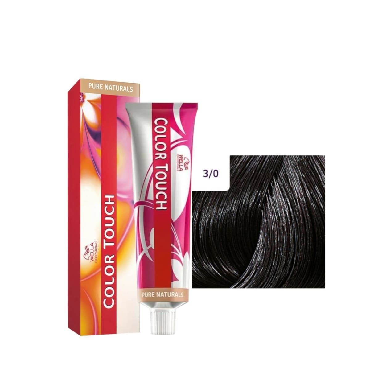 WELLA - Tinte para cabello Wella Color Touch 3.0 Castaño Oscuro 60ml
