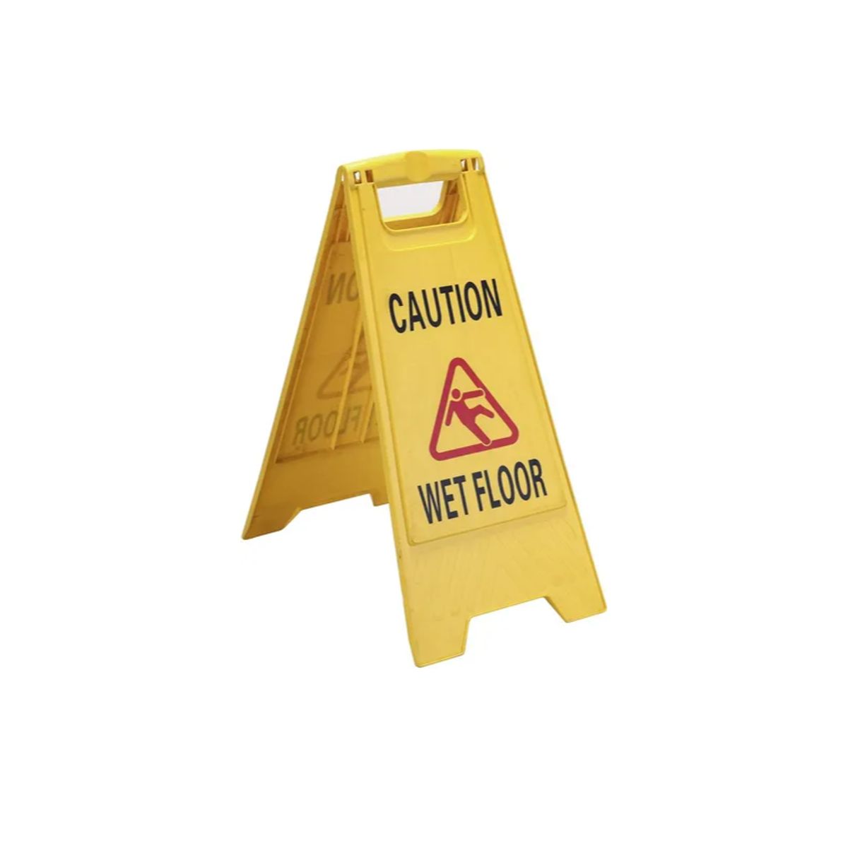 GENERICO - Señalética Cartel Plegable Piso Mojado Amarillo