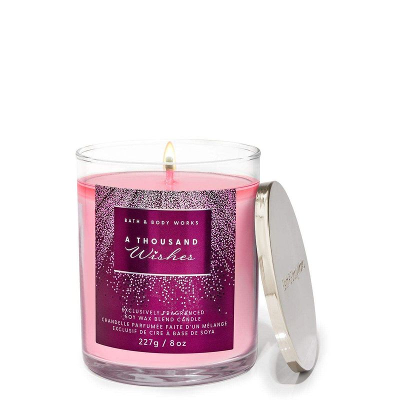 BATH & BODY WORKS - Vela Mediana Bath & Body Works A Thousand Wishes