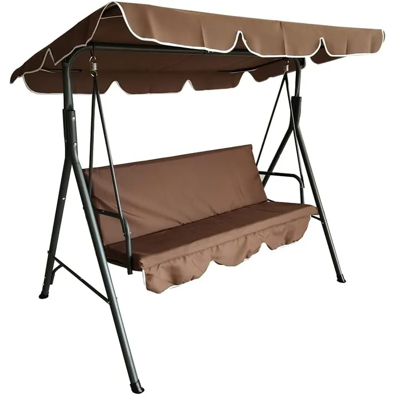 GENERICO - Sillon columpio cafe 170x110x153cm