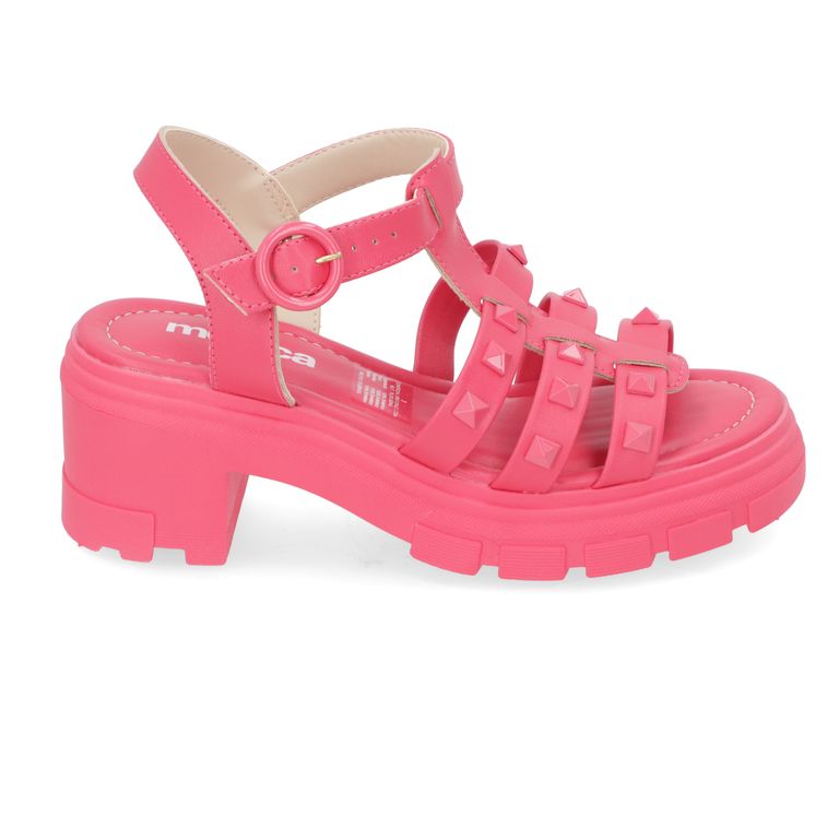 Sandalia Taco Fucsia