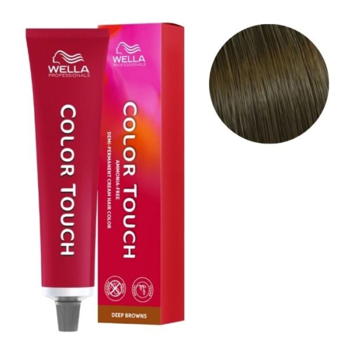 WELLA - Tinte Wella Color Touch 6.71 Rubio Oscuro Marron Ceniza62ml