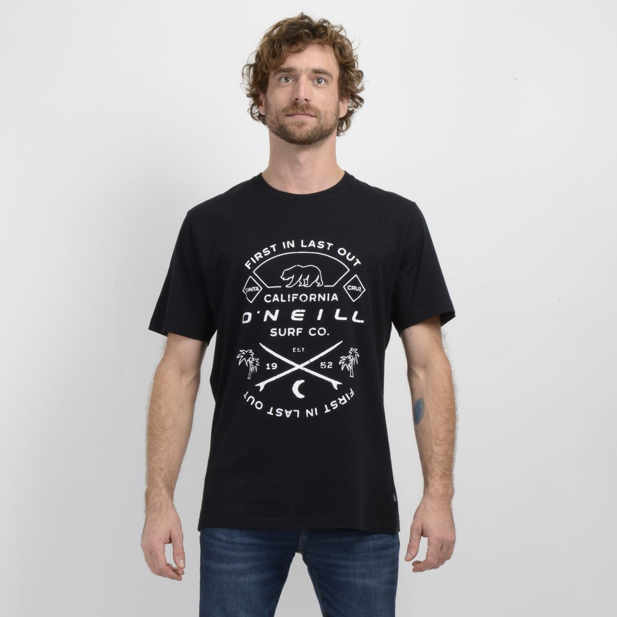 O'NEILL - POLERA MANGA CORTA JACK O'NEILL MUIR NEGRO