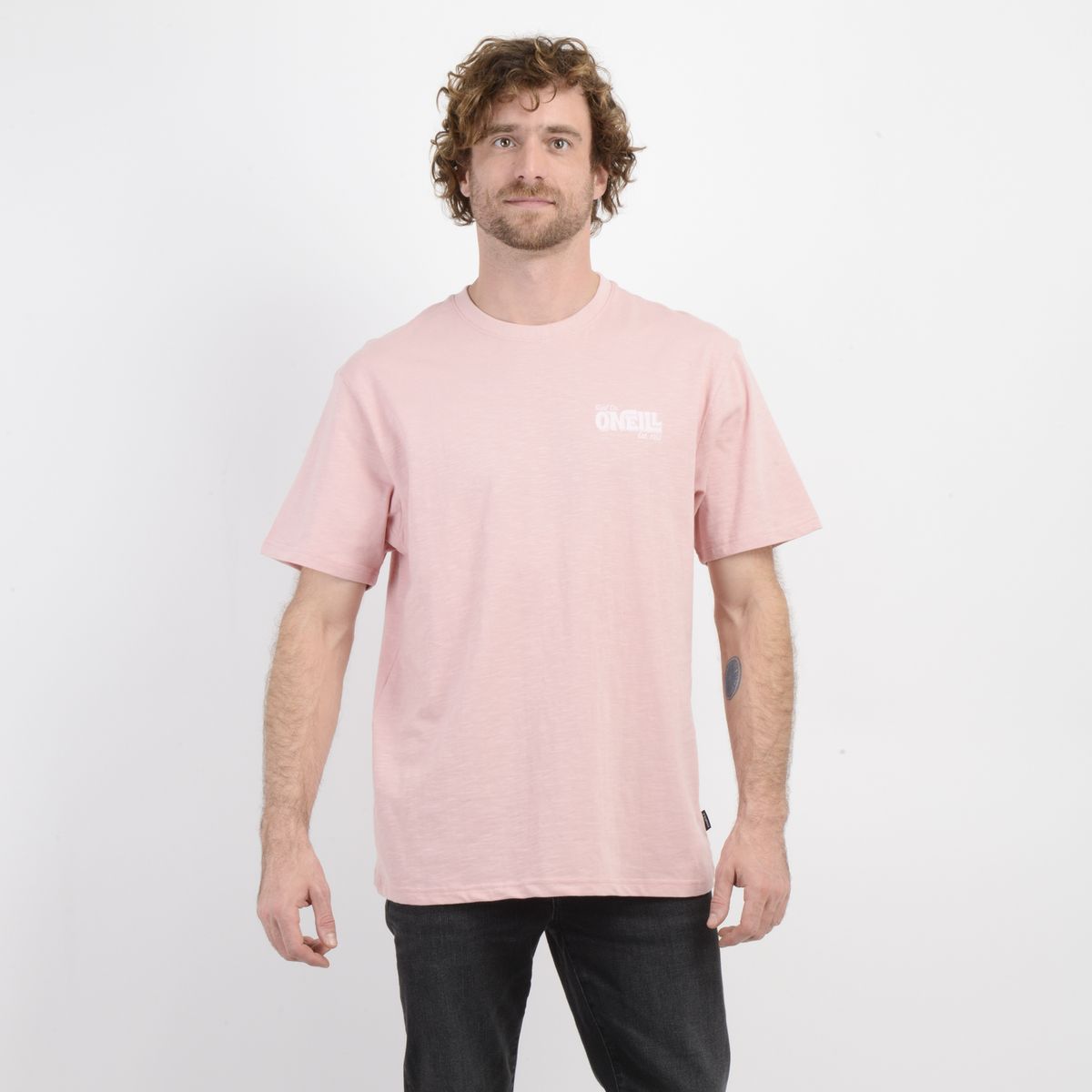 O'NEILL - POLERA MANGA CORTA SKIPPER ROSADO
