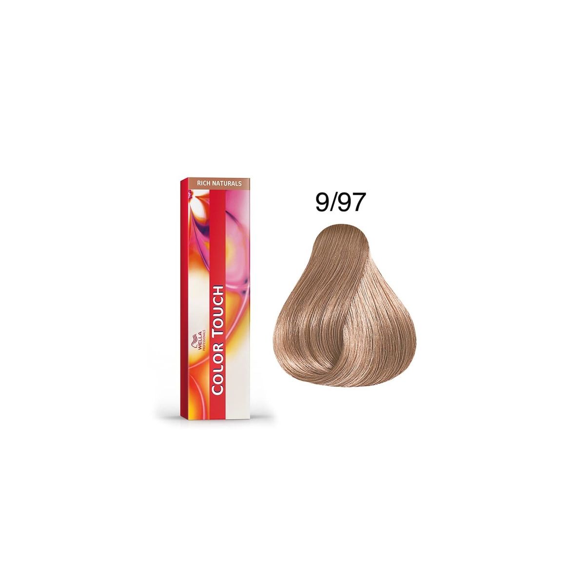WELLA - Tinte Wella Color Touch 9.97 Rubio Muy Claro Cendre Marron 60ml