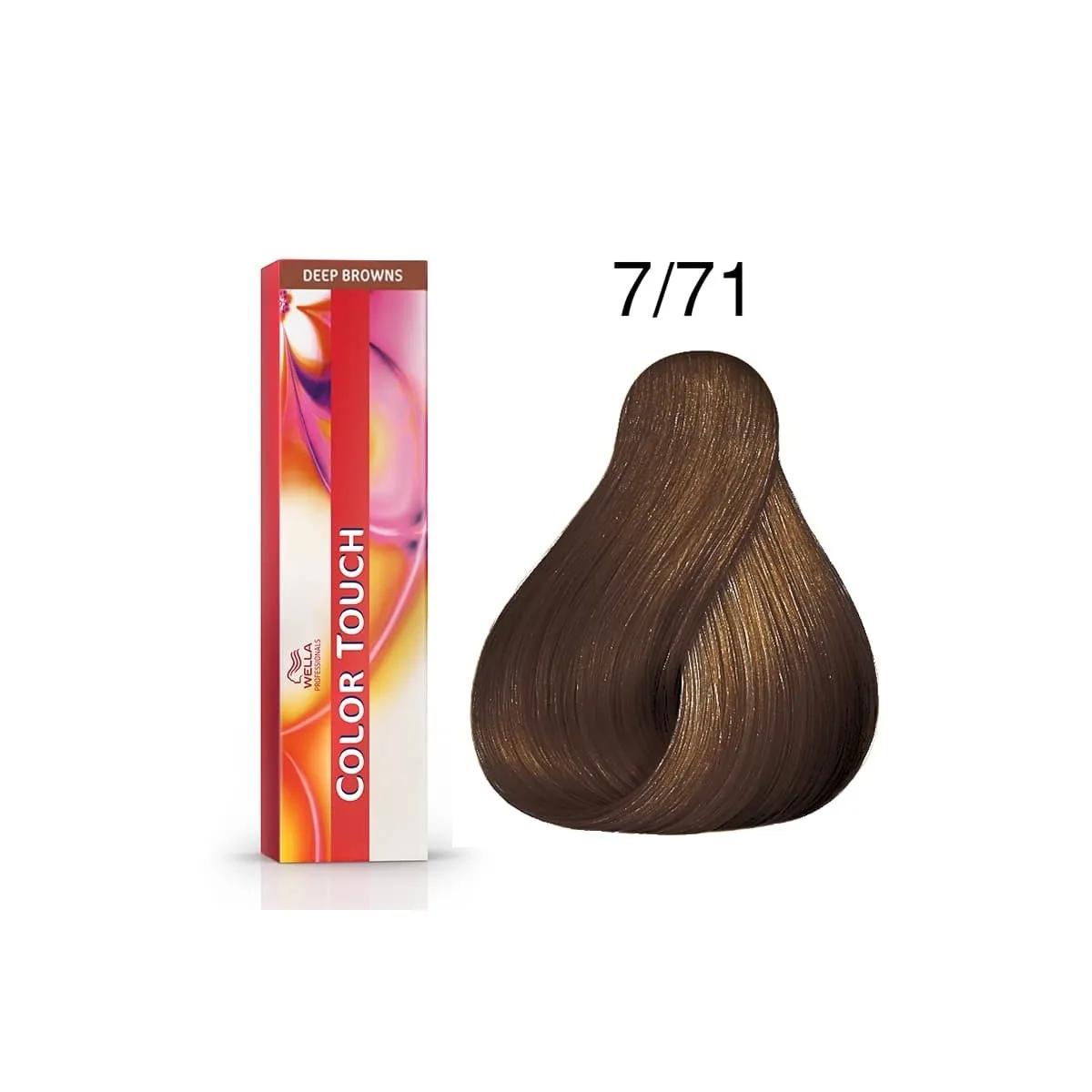 WELLA - Tinte Wella Color Touch 7.71 Rubio Mediano Marron Ceniza 60ml