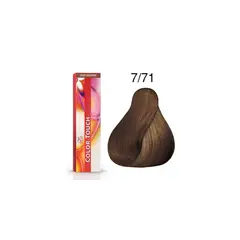 WELLA - Tinte Color Touch 7.71 Rubio Mediano Marron Ceniza 60ml