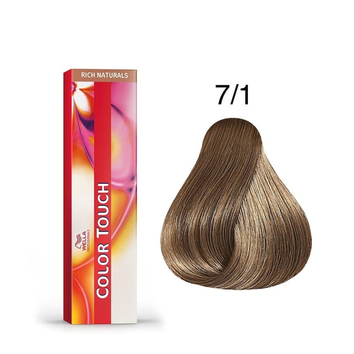 WELLA - Tinte Wella Color Touch 7.1 Rubio Mediano Ceniza 60ml