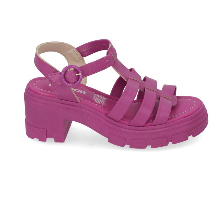 Sandalia Taco Morado