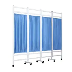 SDFIT - Biombo Clínico De 4 Cuerpos Acero Inoxidable Jd-fs01