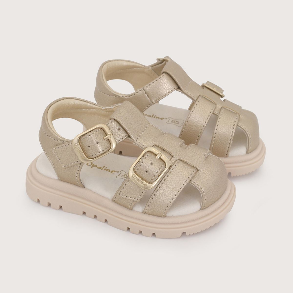 OPALINE - Sandalia dorada de niña