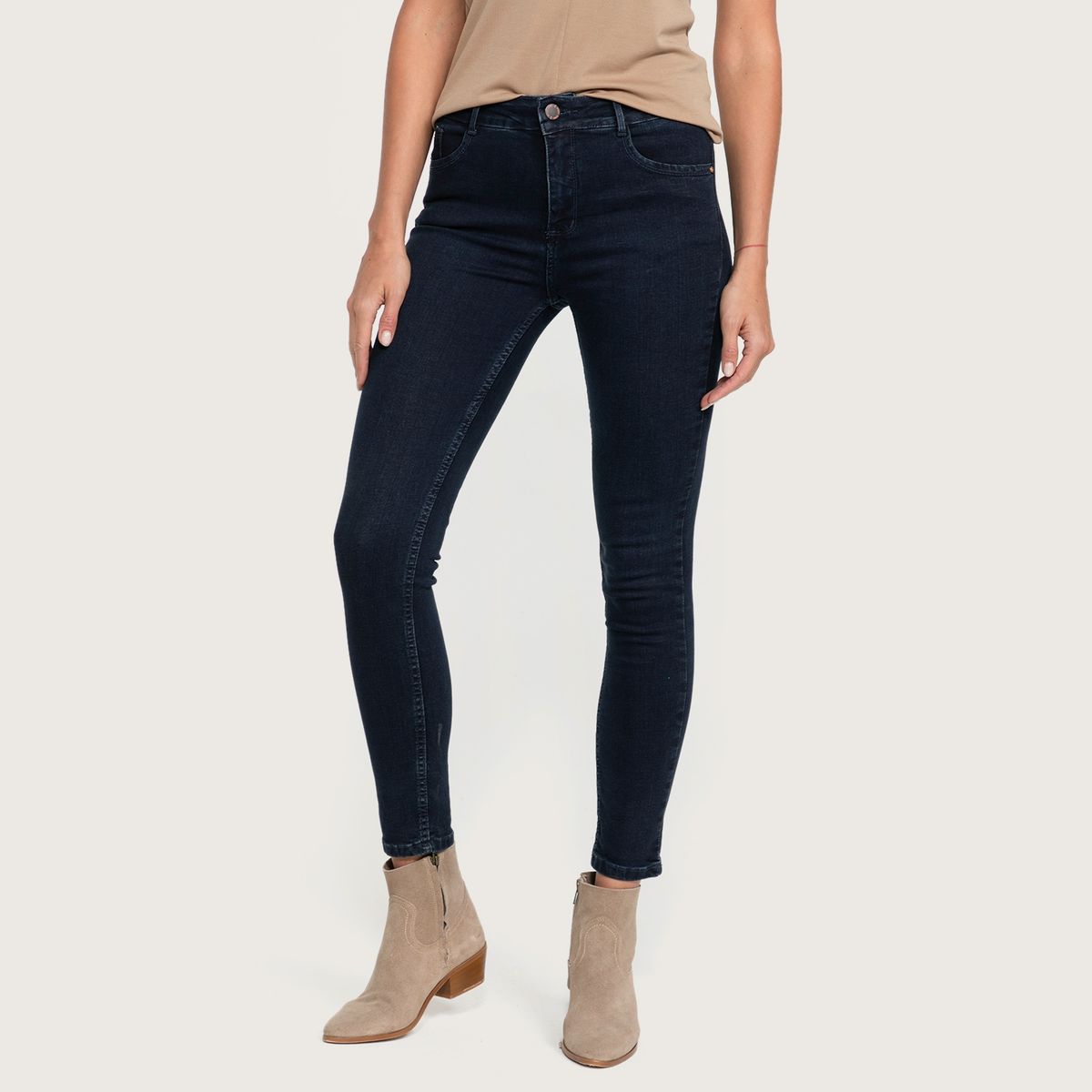 EFESIS - Jeans Skinny Tiro Medio Mujer Efesis