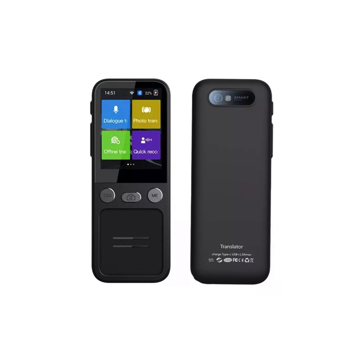 SUNNYLIFE - Inteligente Traductor Simultáneo Para 137 Idiomas (Modelo T10 V2)