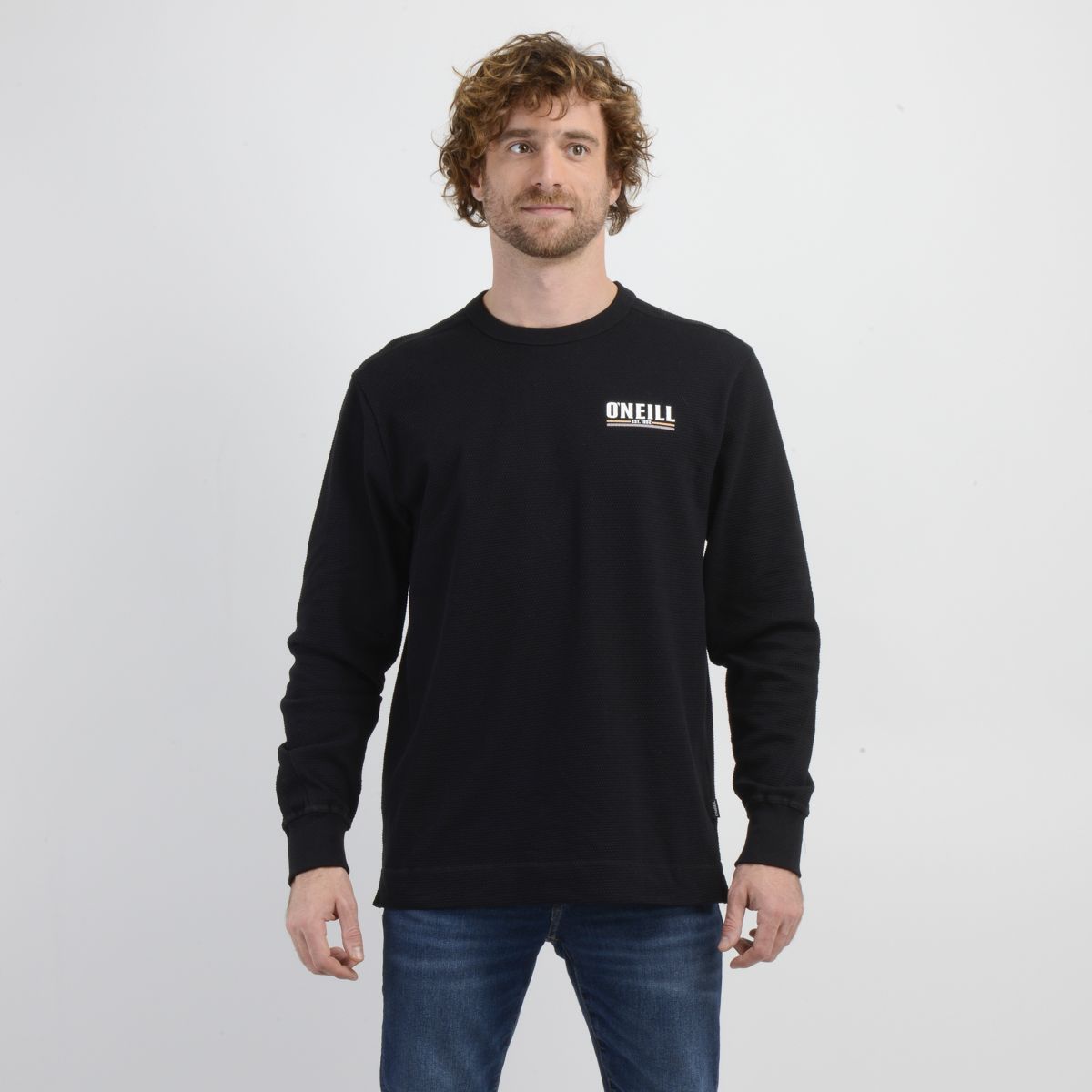 O'NEILL - POLERA TEJIDA MANGA LARGA BULDGE SS NEGRO