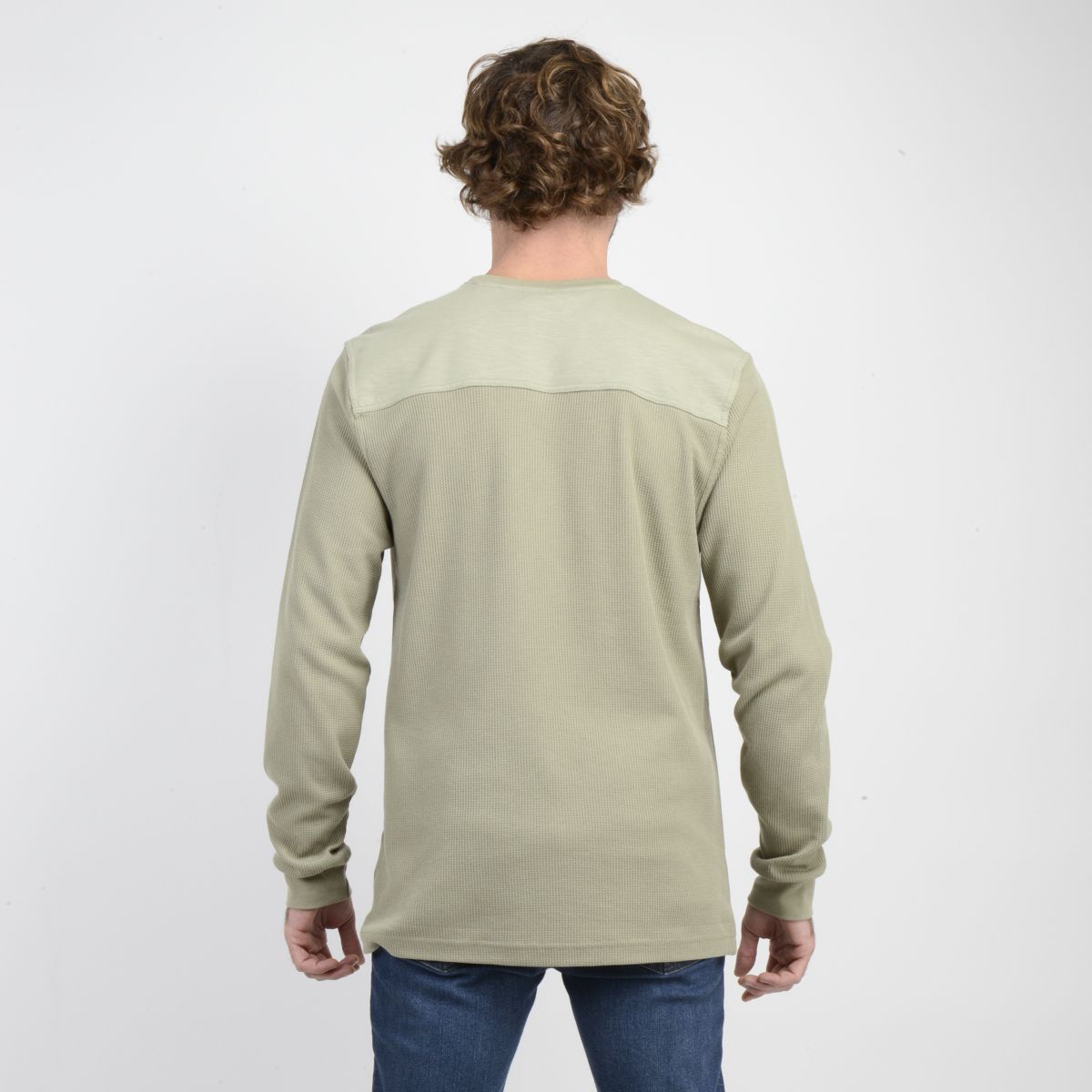 O'NEILL - POLERA MANGA LARGA WAFFLE SUPLY II VERDE OSCURO