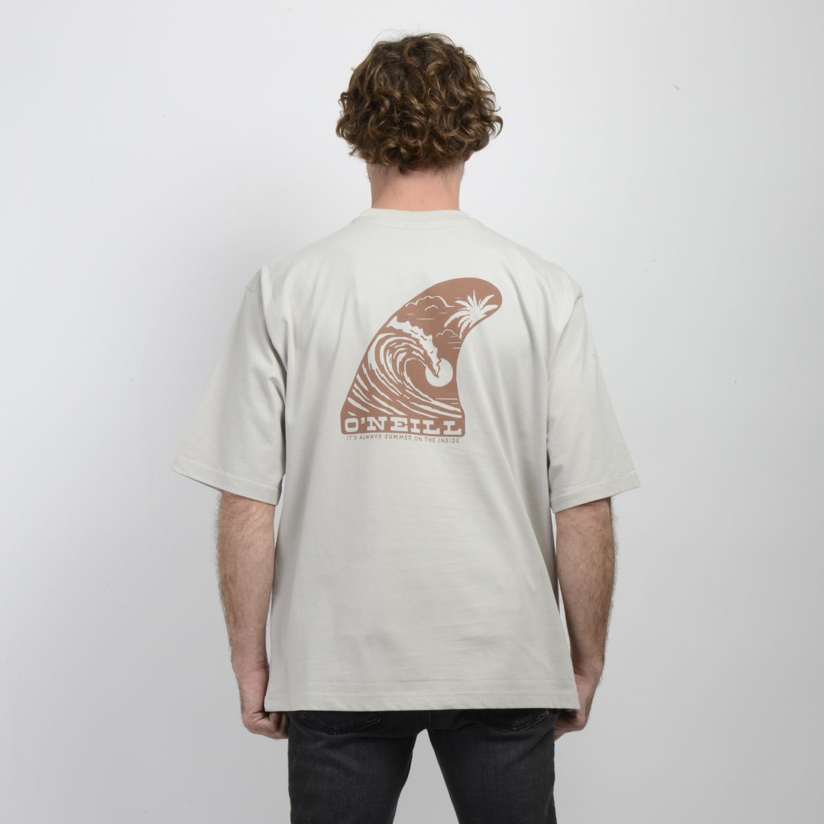 O'NEILL - POLERA MANGA CORTA SKEG BEIGE