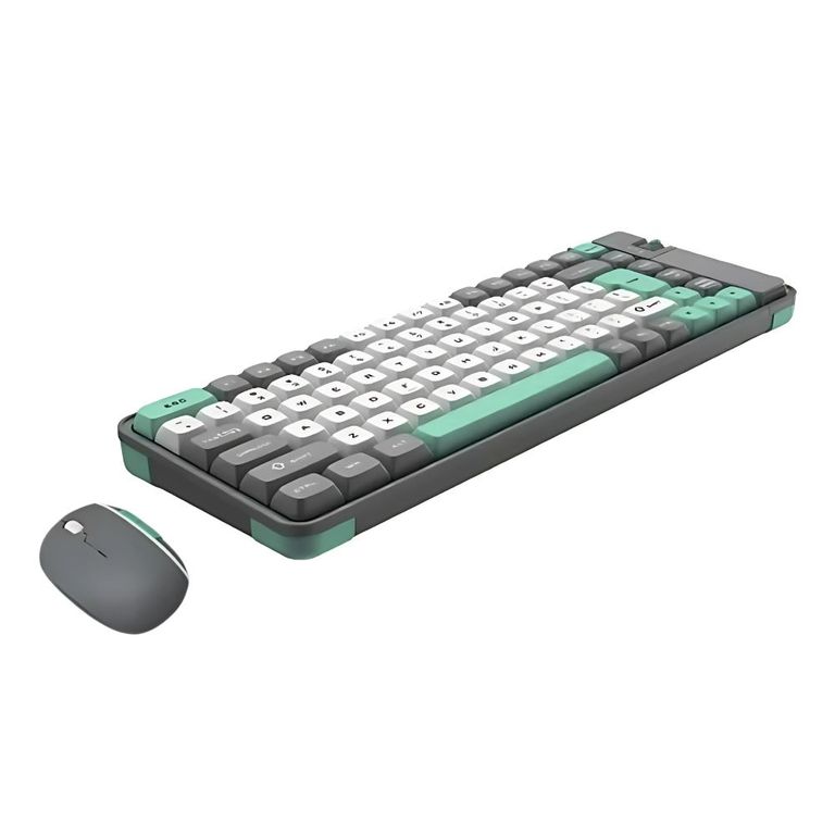 Kit Teclado Y Mouse Inalambrico Bluetooth USB-C Recargable