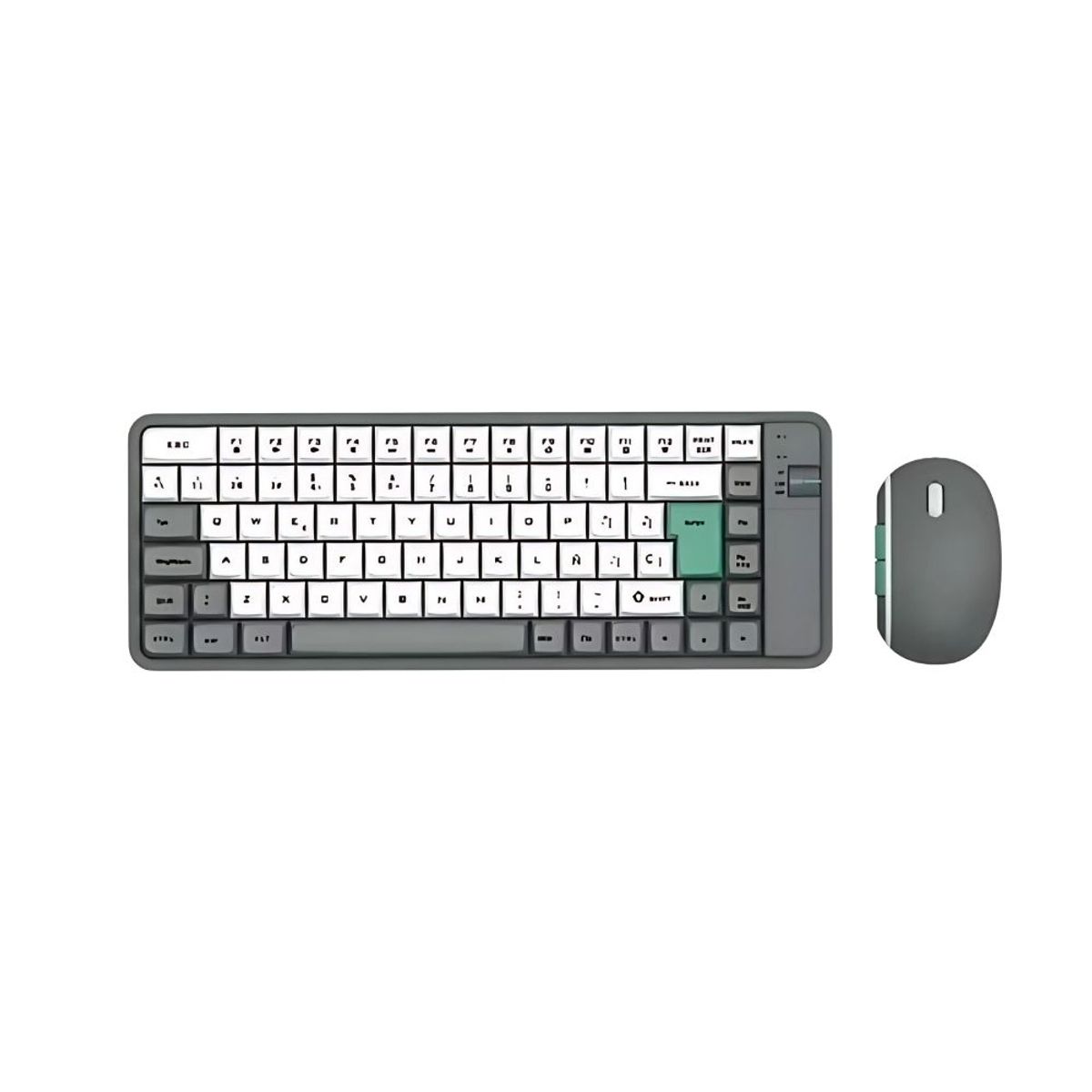 NOVYSTOR - Kit Teclado Y Mouse Inalámbrico Bluetooth USB-C Recargable