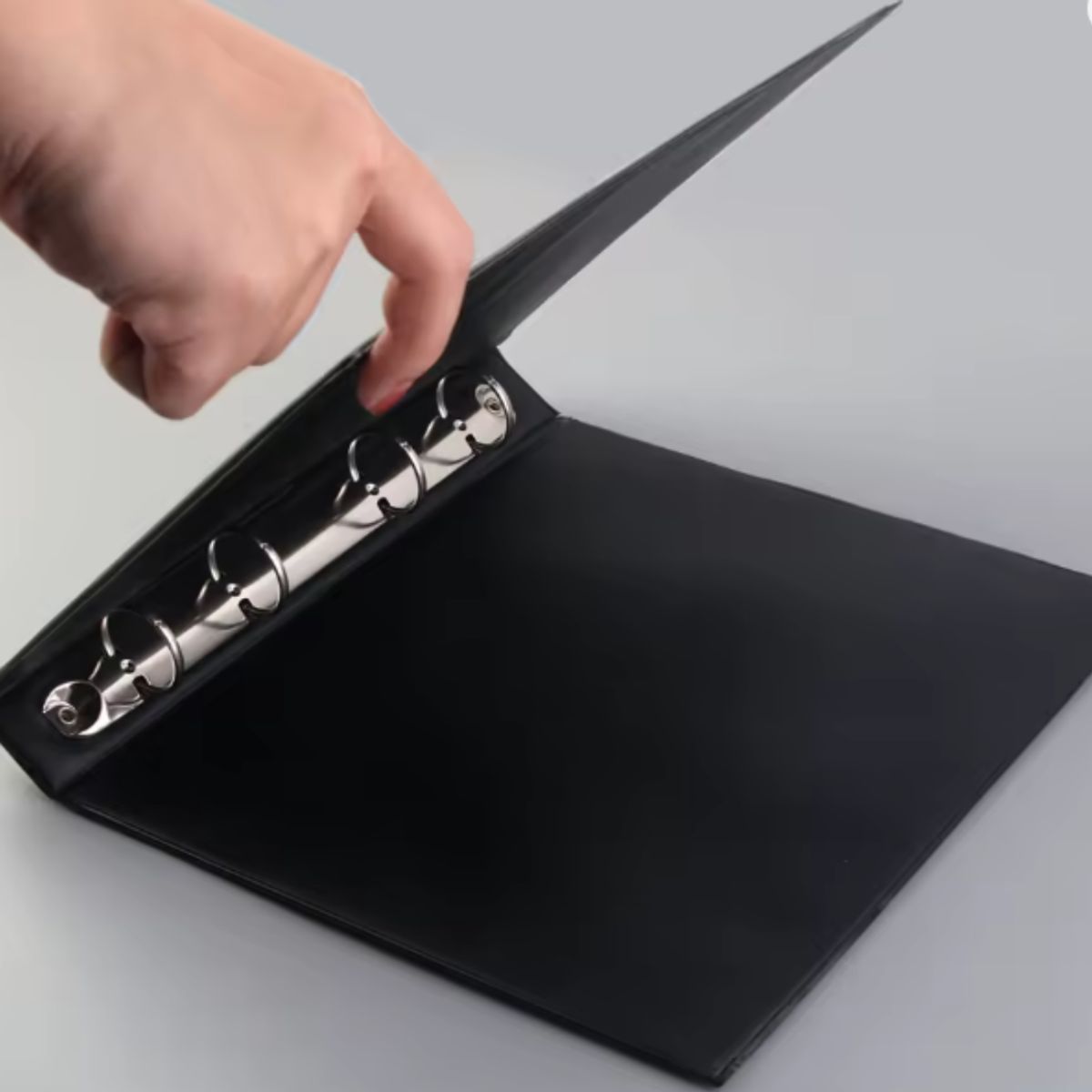 MOTARRO - Archivador A5 De Pvc Con 4 Anillos Carpeta Organizadora