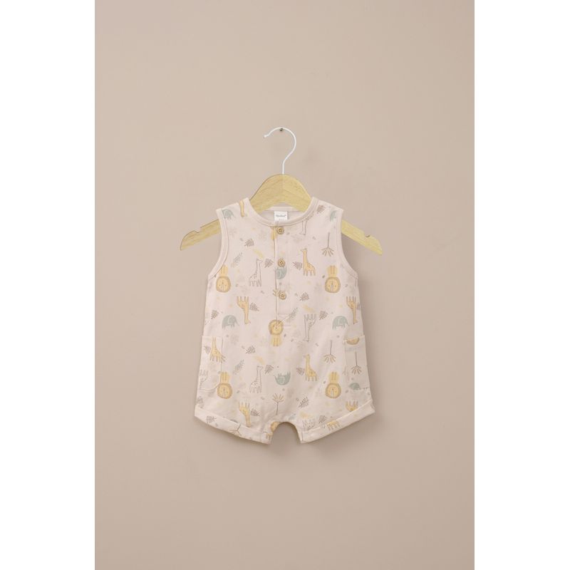 OPALINE - Bombacho beige estampado de bebé niña