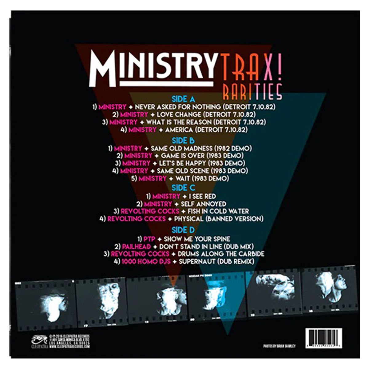 GENERICO - Ministry -Trax Rarities- Vinilo Doble Black White Magenta