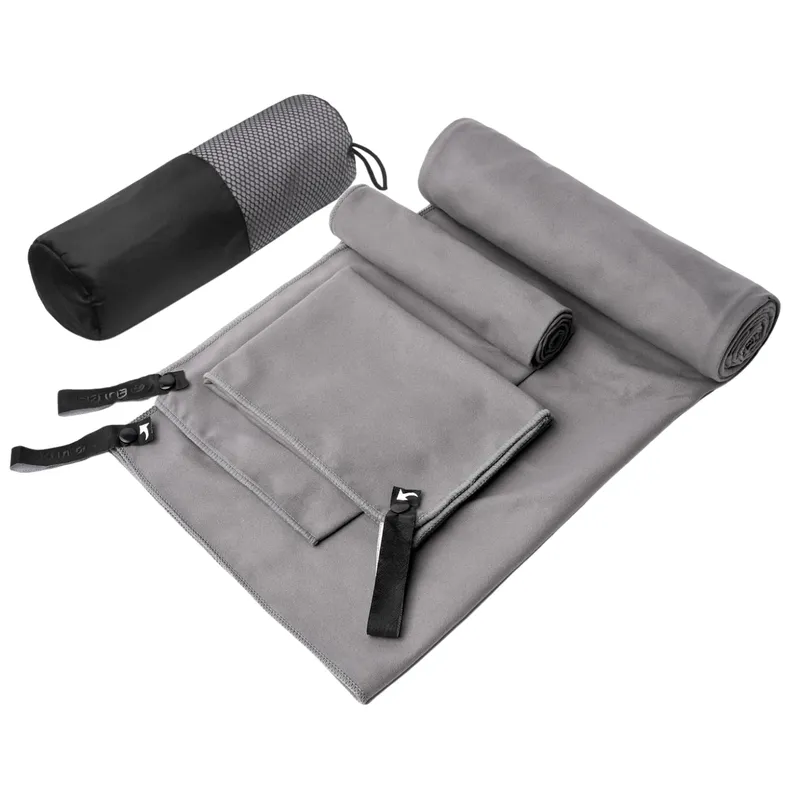 GENERICO - Toalla Microfibra Set De 3 Baño Viaje Natación Secado Rápido