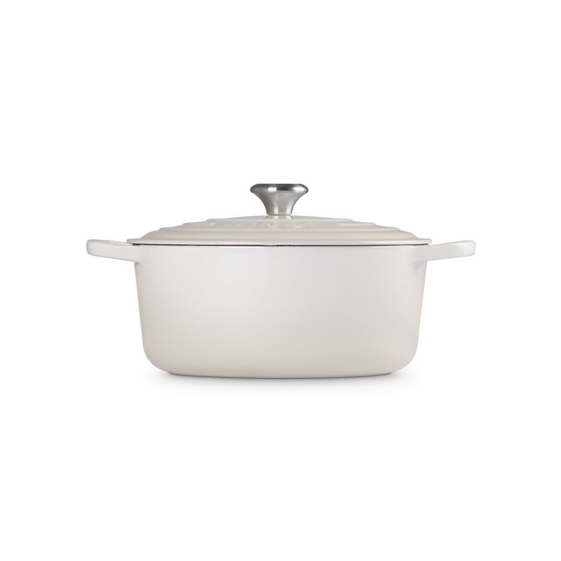 LE CREUSET - Le Creuset Cocotte Redonda 28cm Meringue Hierro