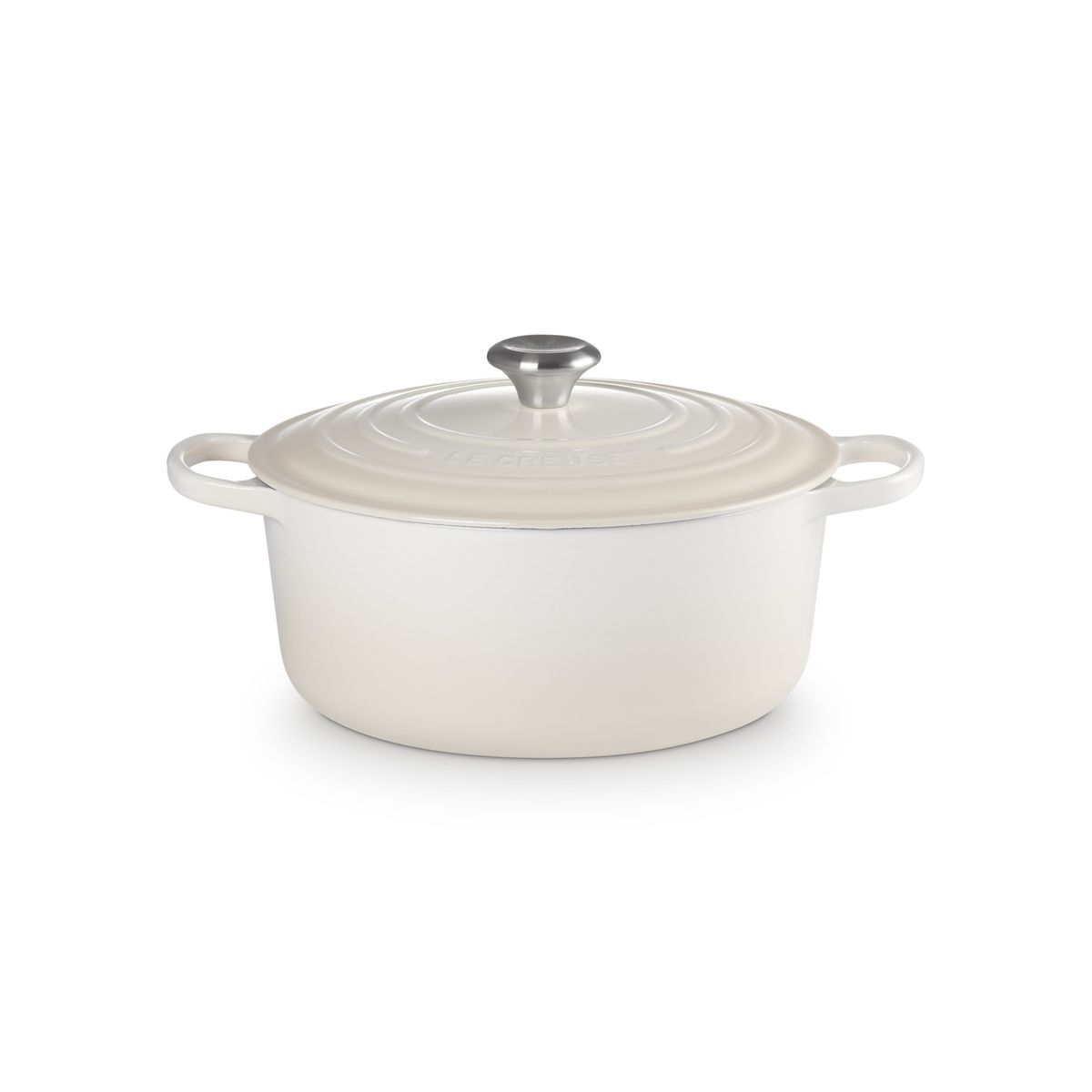 LE CREUSET - Le Creuset Cocotte Redonda 28cm Meringue Hierro