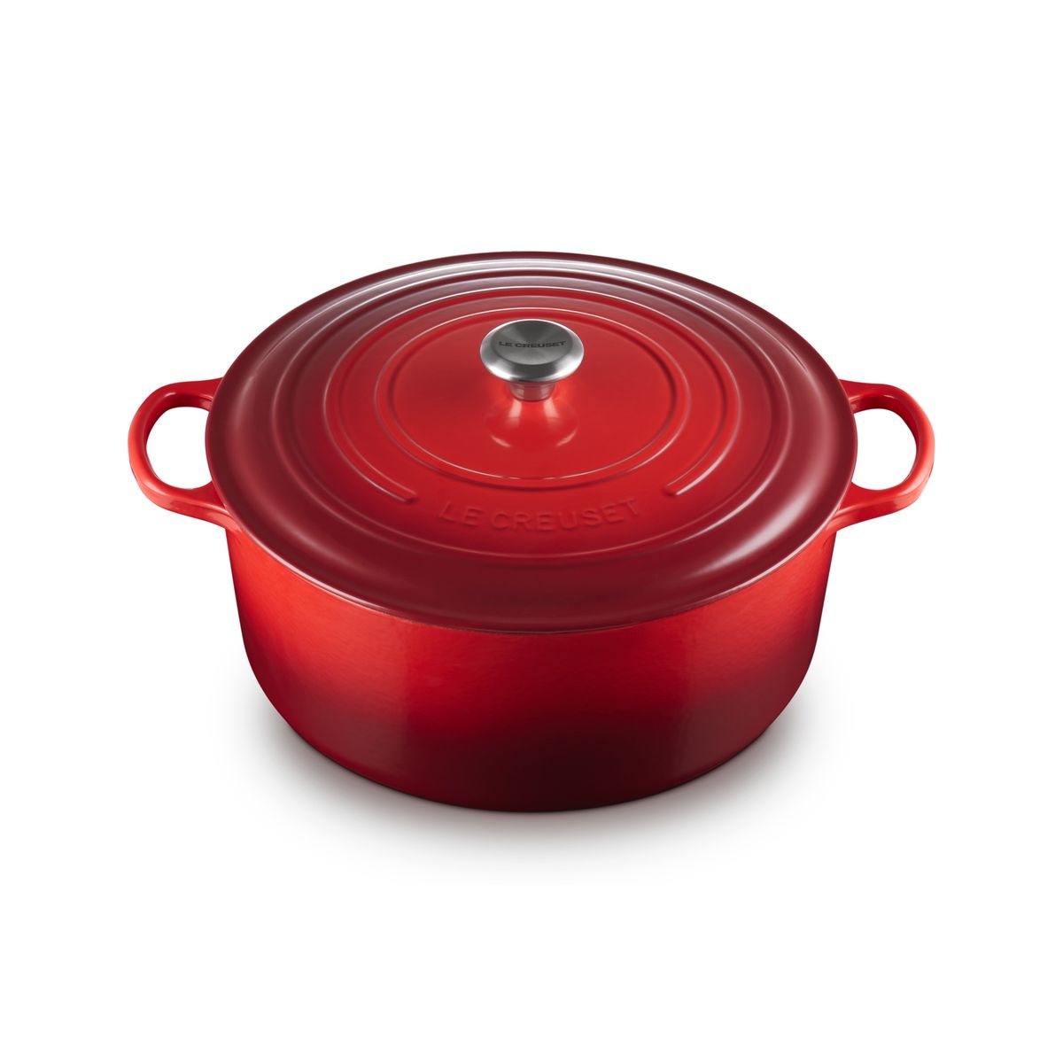 LE CREUSET - Le Creuset Cocotte Redonda 34cm Cereza Hierro
