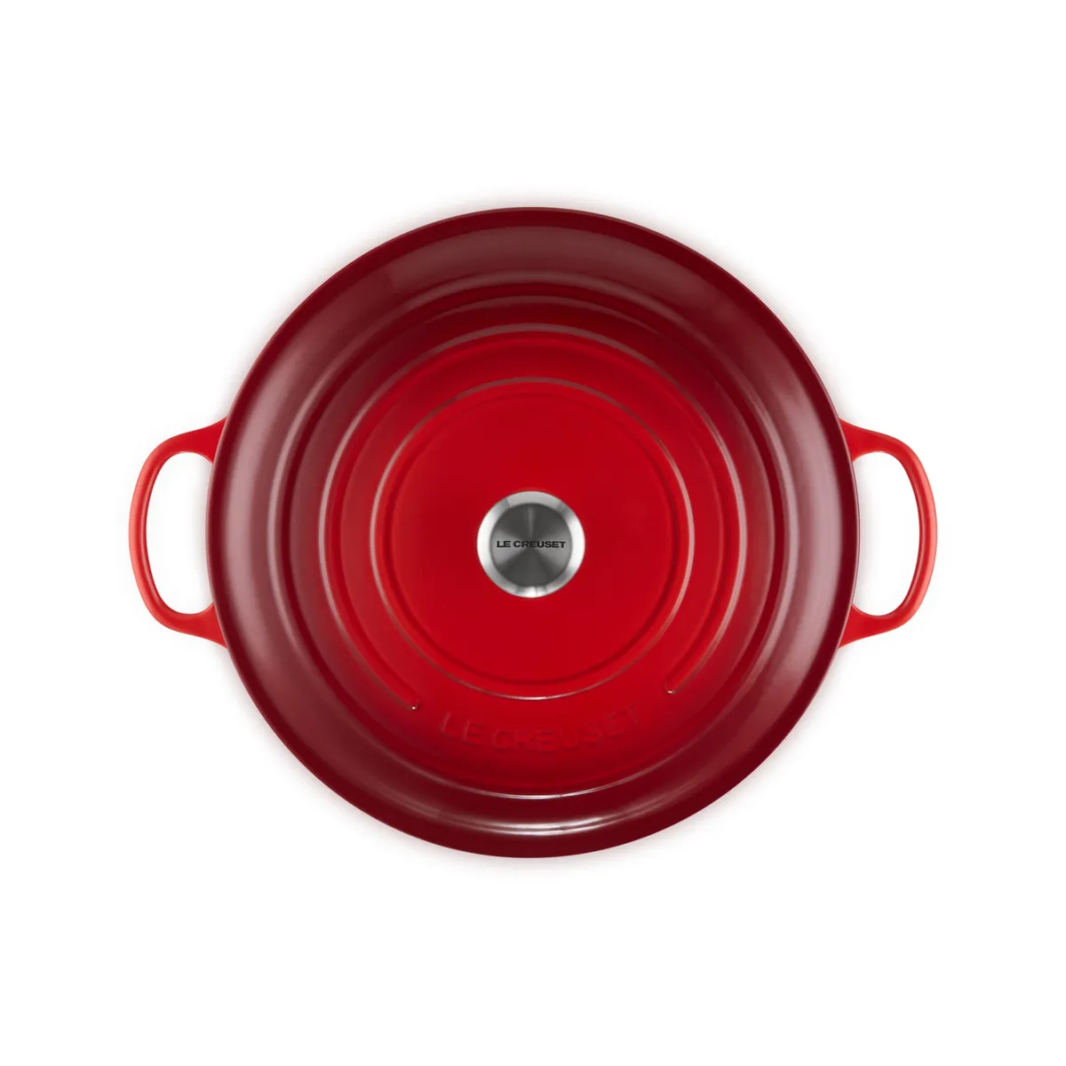 LE CREUSET - Le Creuset Cocotte Redonda 34cm Cereza Hierro