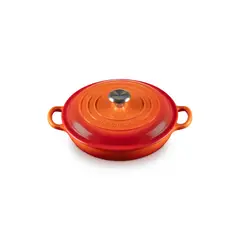 LE CREUSET - Cacerola Baja 22cm Volcanica Hierro