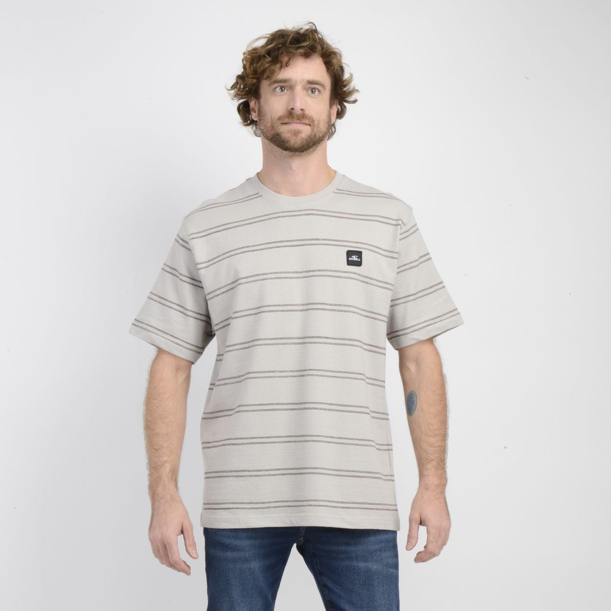 O'NEILL - POLERA MANGA CORTA SMACHER BEIGE