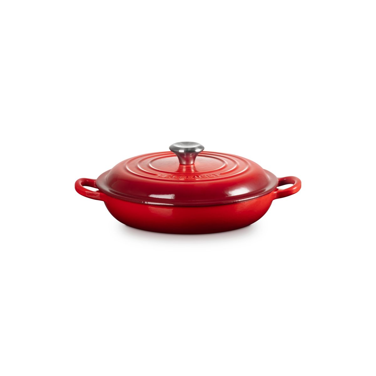LE CREUSET - Le Creuset Cacerola Baja 22cm Cereza Hierro
