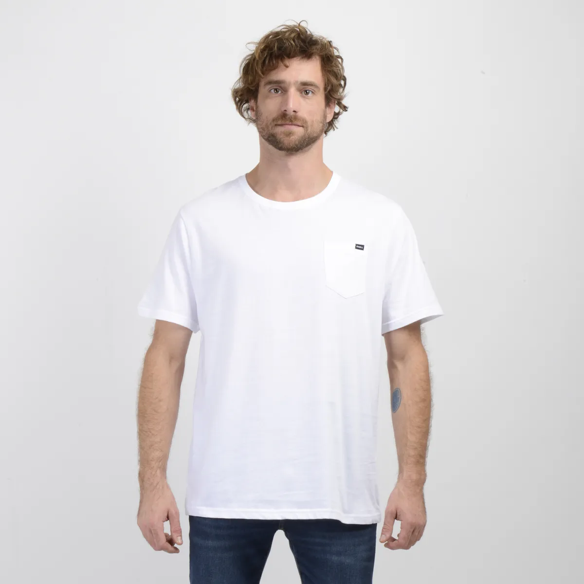 O'NEILL - POLERA MANGA CORTA EAST CLIFF BLANCO