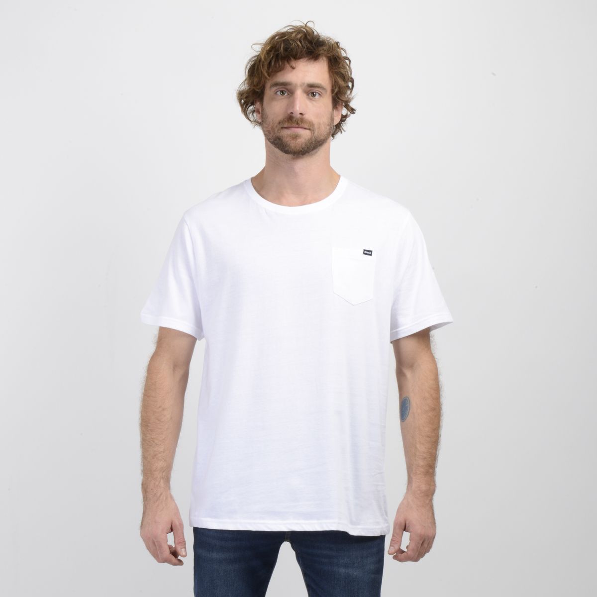 O'NEILL - POLERA MANGA CORTA EAST CLIFF BLANCO