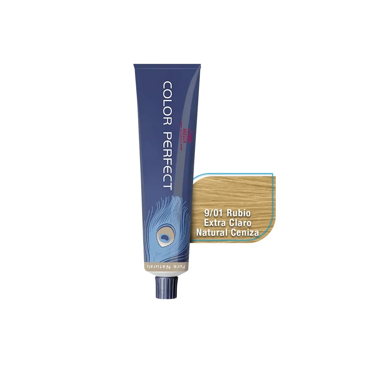 WELLA - Tinte  Wella Color Perfect 9.01 Rubio Extra Claro Natural Ceniza 60ml