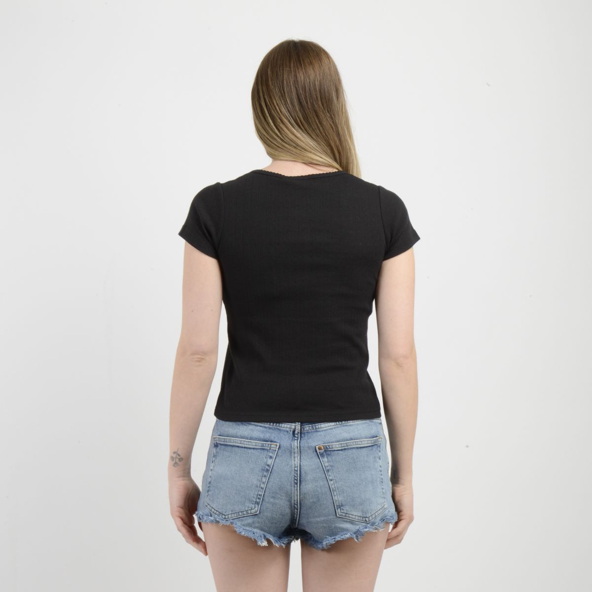 O'NEILL - POLERA MANGA CORTA JOEY II NEGRO