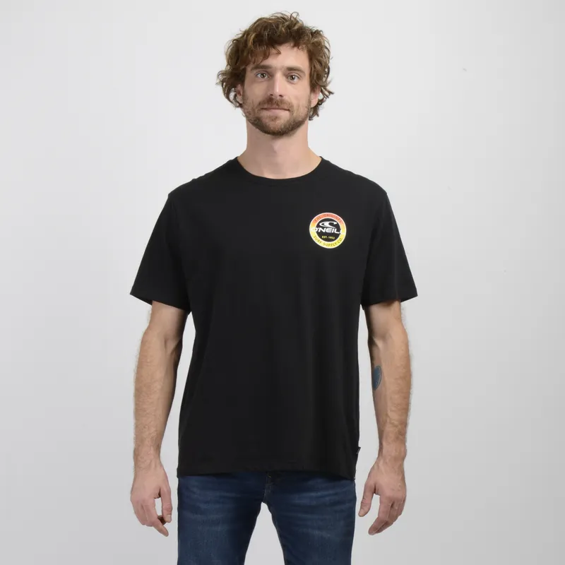 O'NEILL - POLERA MANGA CORTA COIN FLIP NEGRO