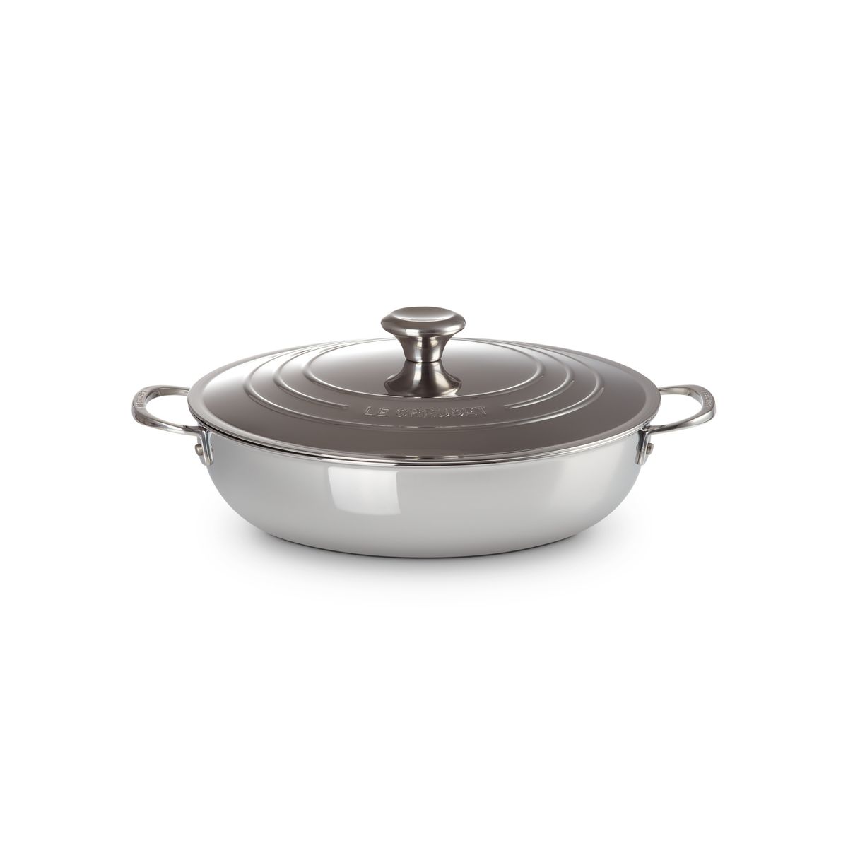 LE CREUSET - Le Creuset Cacerola Baja 3-Ply Ss 30cm