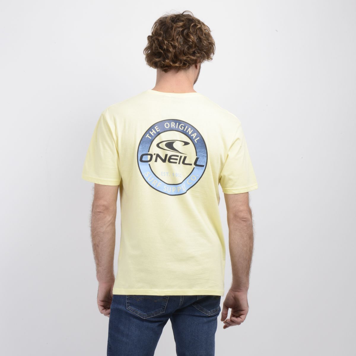 O'NEILL - POLERA MANGA CORTA COIN FLIP AMARILLO CLARO