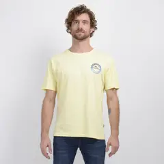 O'NEILL - POLERA MANGA CORTA COIN FLIP AMARILLO CLARO