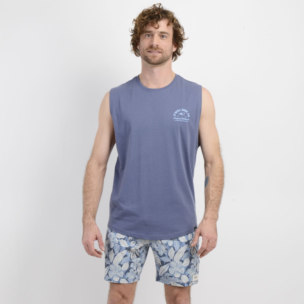 O'NEILL - POLERA SIN MANGAS SURF CO AZUL