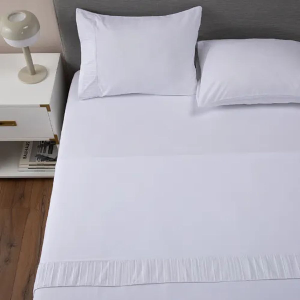 GENERICO - Sabanas casatua hotel funda almohada 2 plazas color blanco