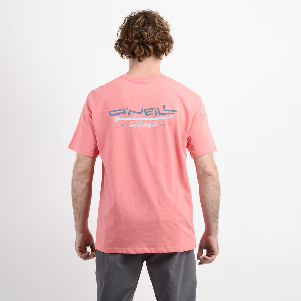 O'NEILL - POLERA MANGA CORTA SURFBOARD NARANJO CLARO