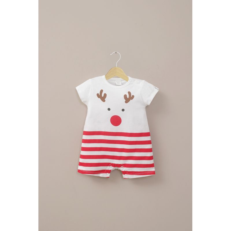 OPALINE - Bombacho rojo navidad de bebé