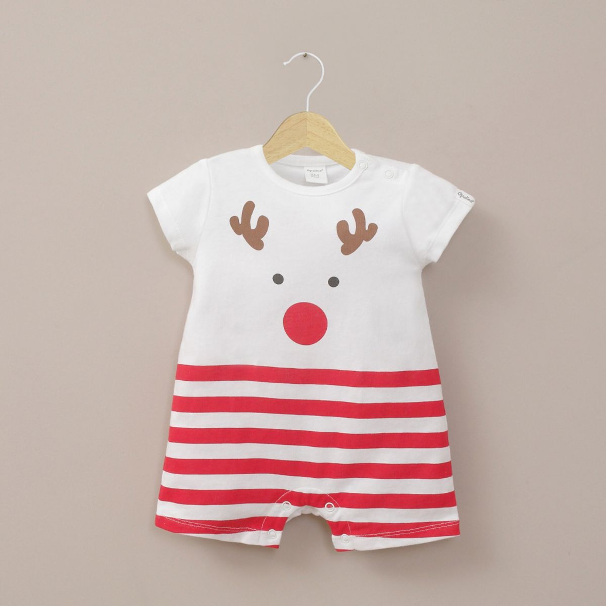 OPALINE - Bombacho rojo navidad de bebé