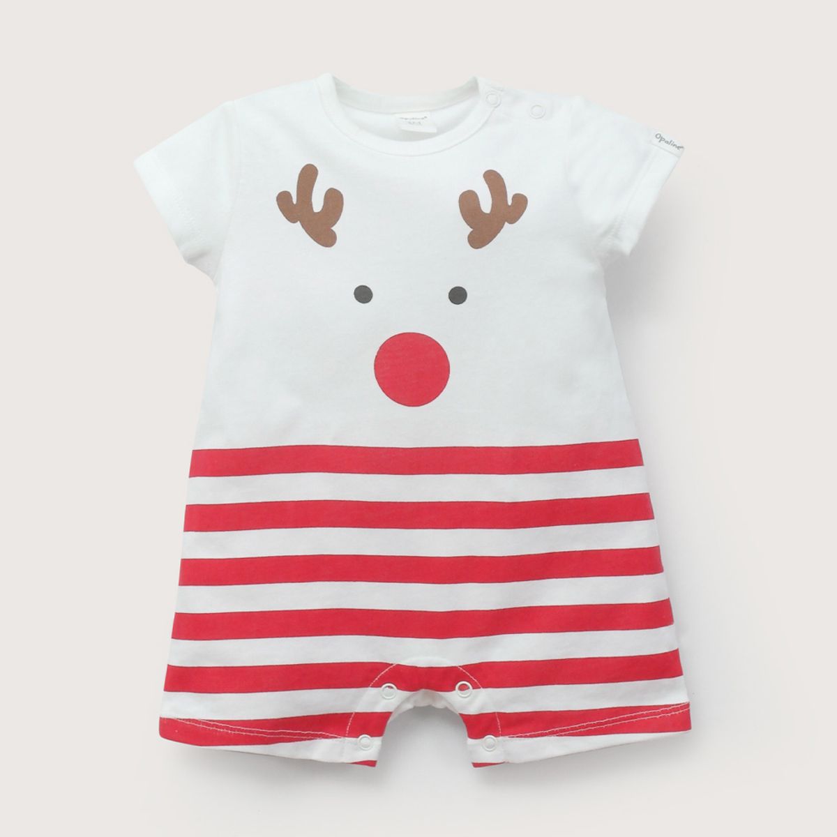 OPALINE - Bombacho rojo navidad de bebé