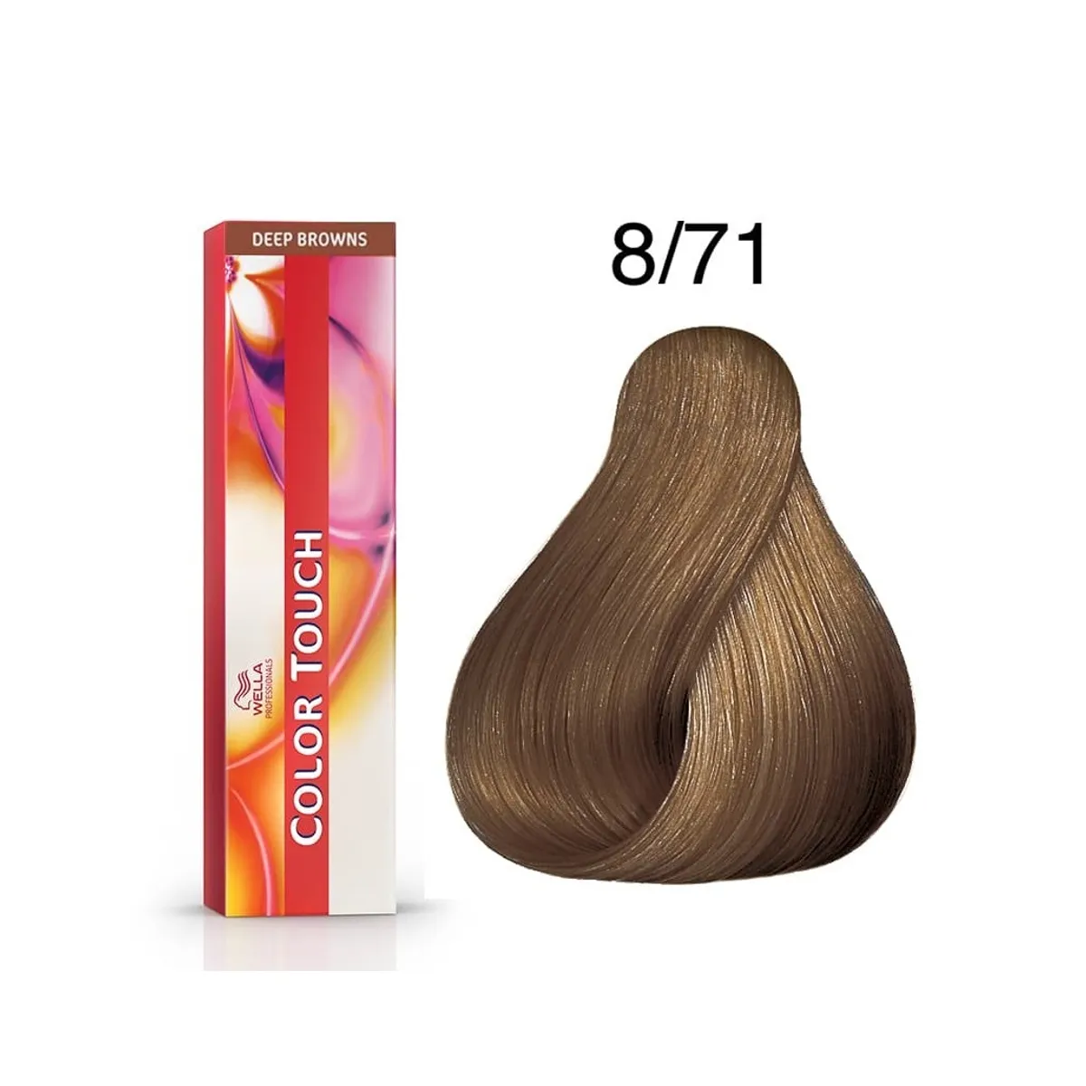 WELLA - Tinte Wella Color Touch 8.71 Rubio Claro Marron Cendre 60ml