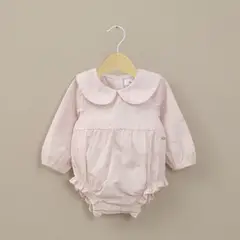 OPALINE - Bombacho manga larga rosado de bebé niña